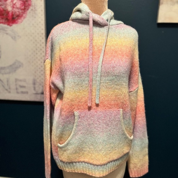 Generation Love Toby Rainbow Sweater Hoodie Size L - Picture 2 of 7